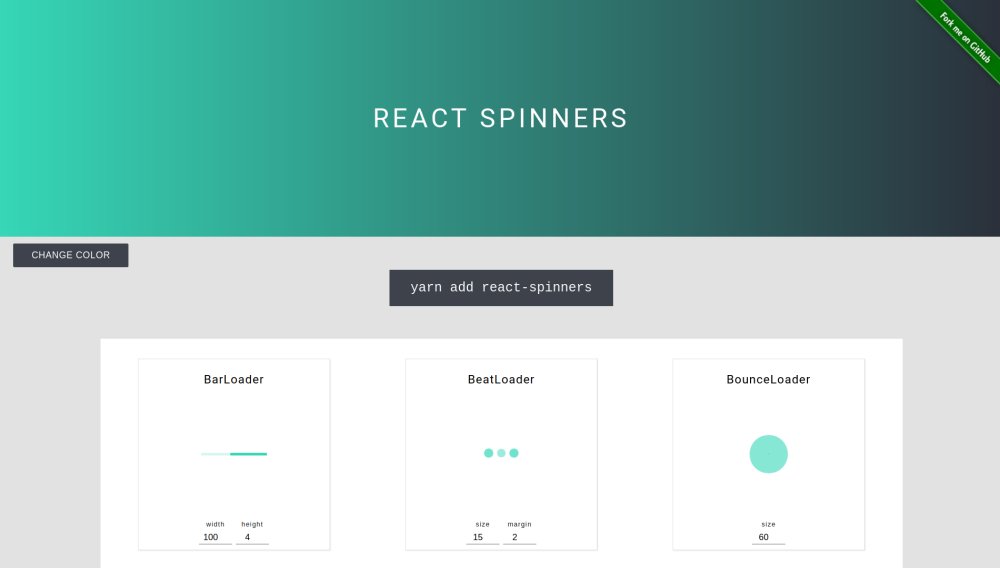 React Spinners - React
