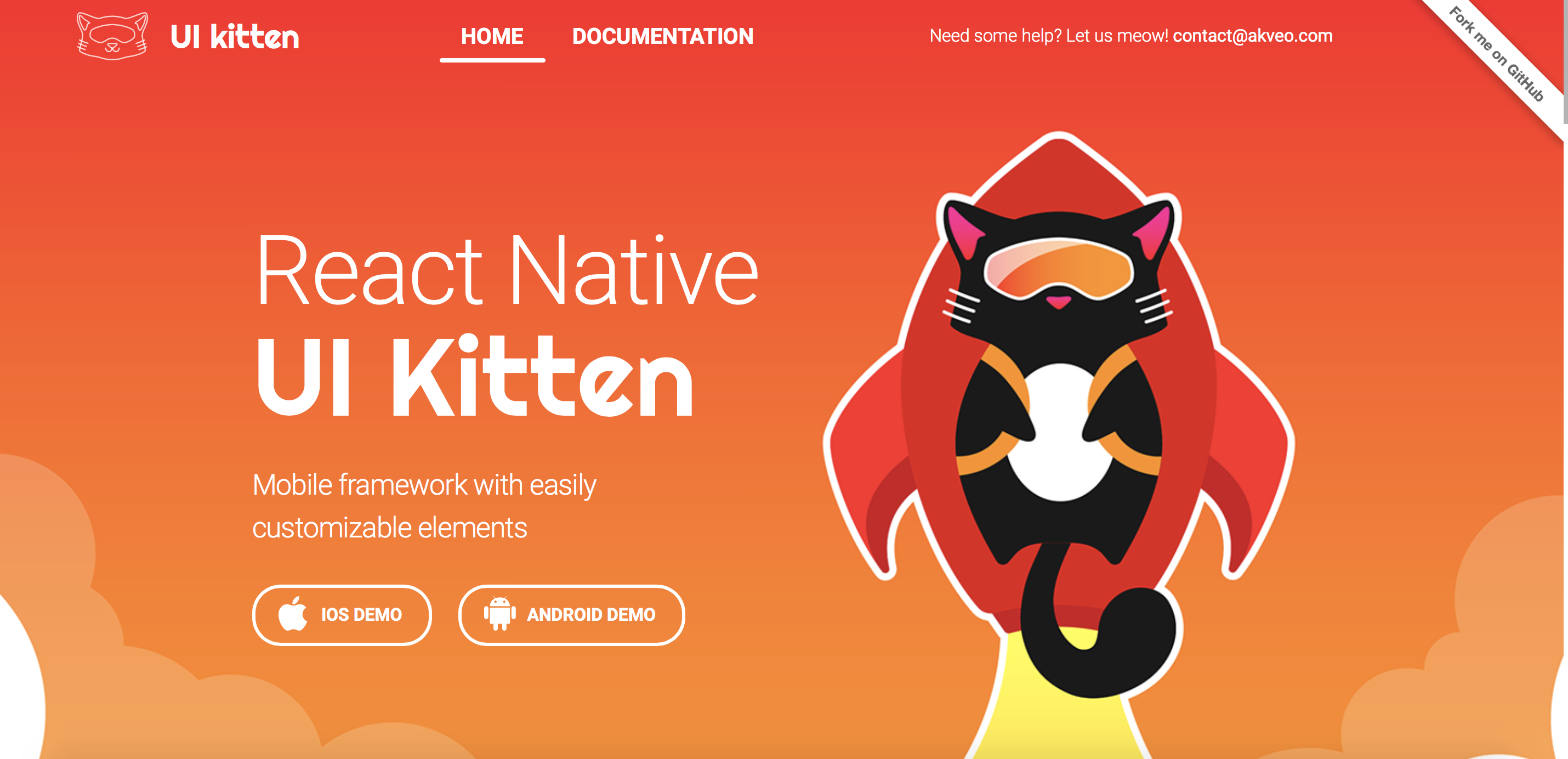 React Native UI Kitten By Made With React