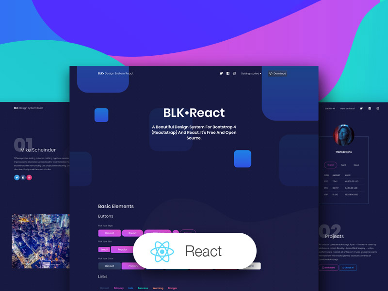 BLK Design System React - React