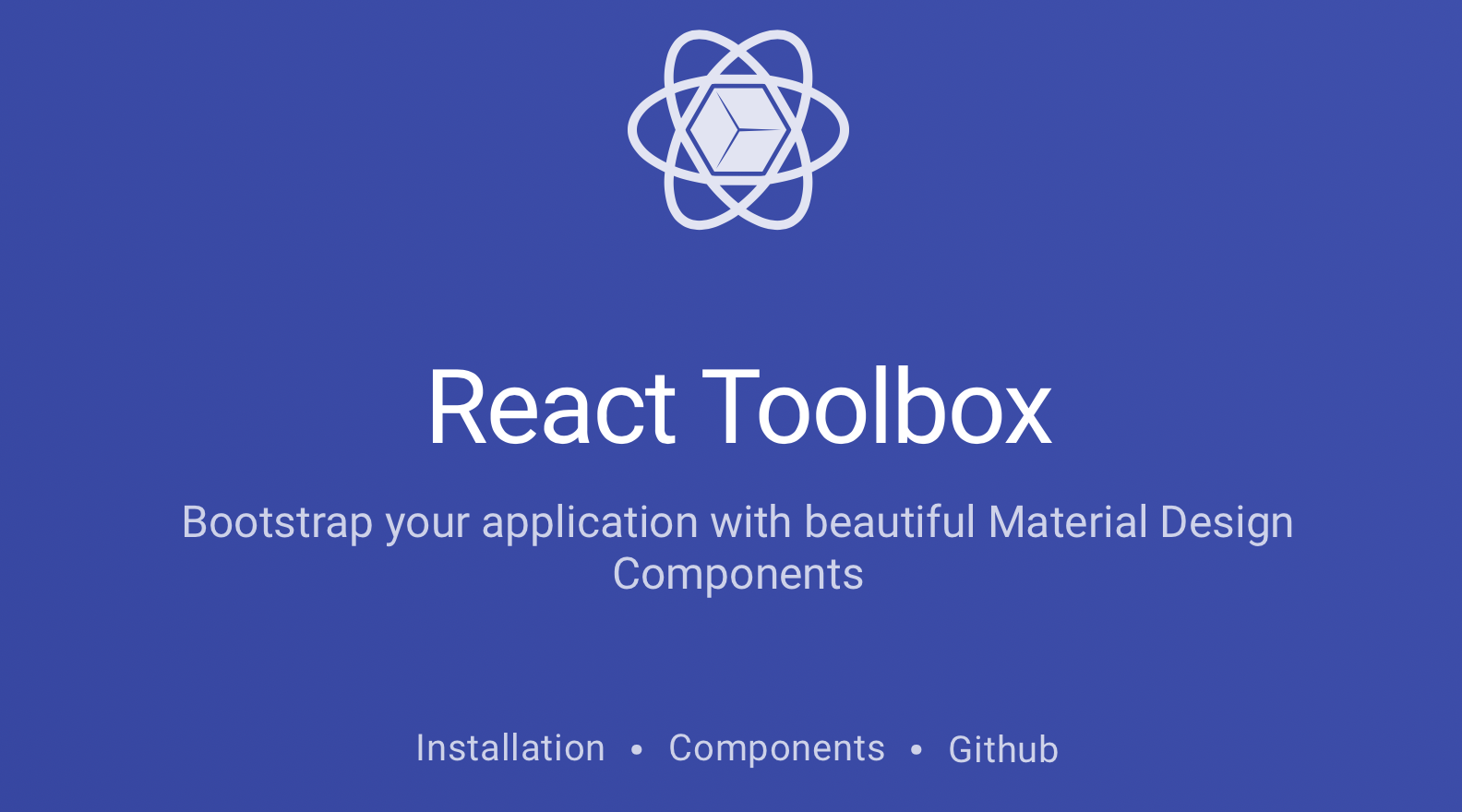 React Toolbox - React