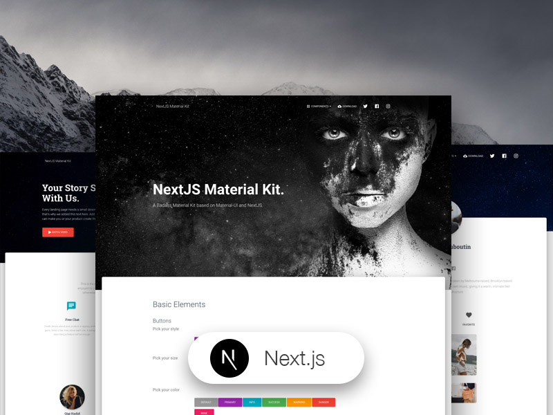 NextJS Material Kit - React