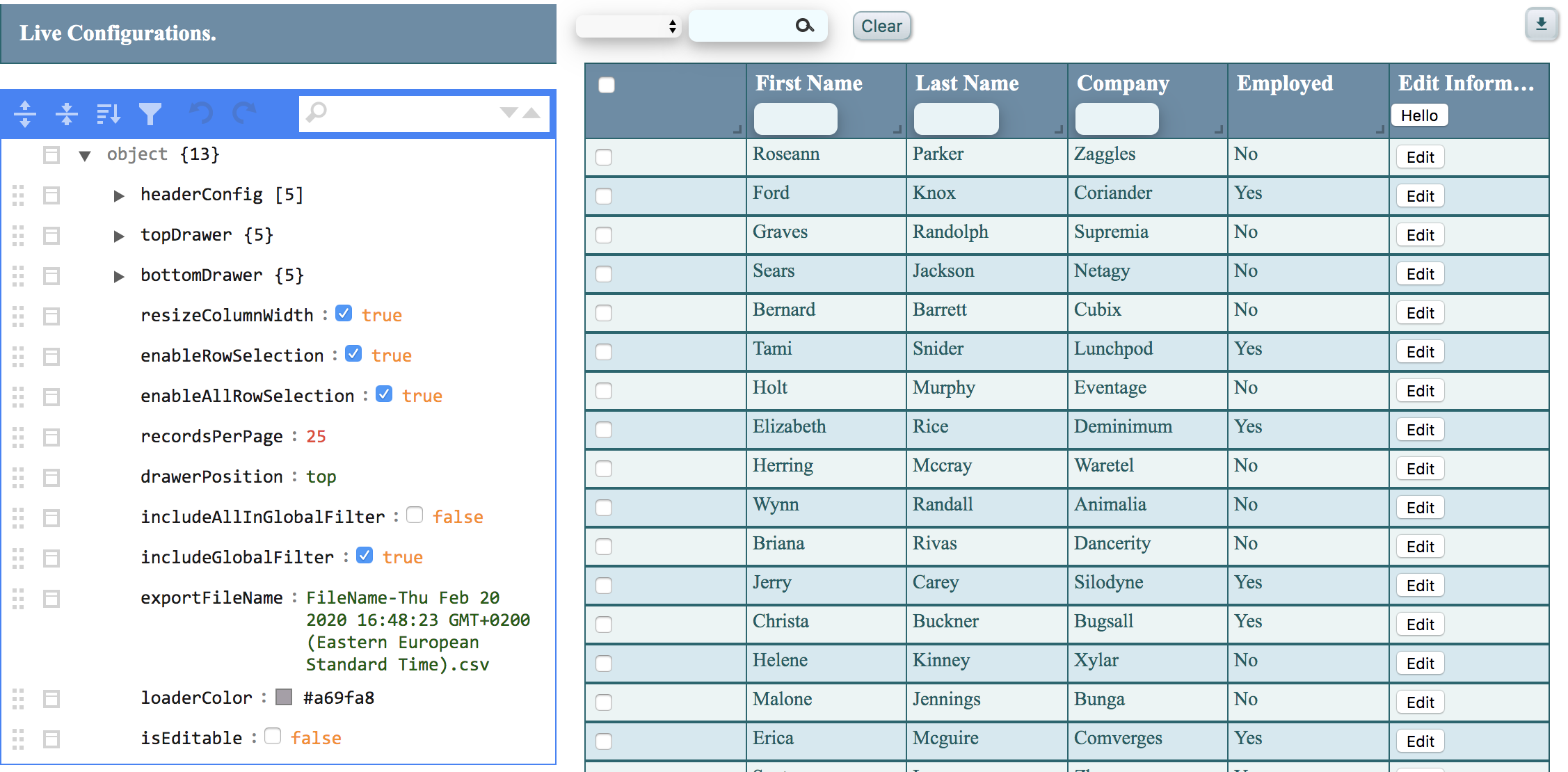 types react grid layout