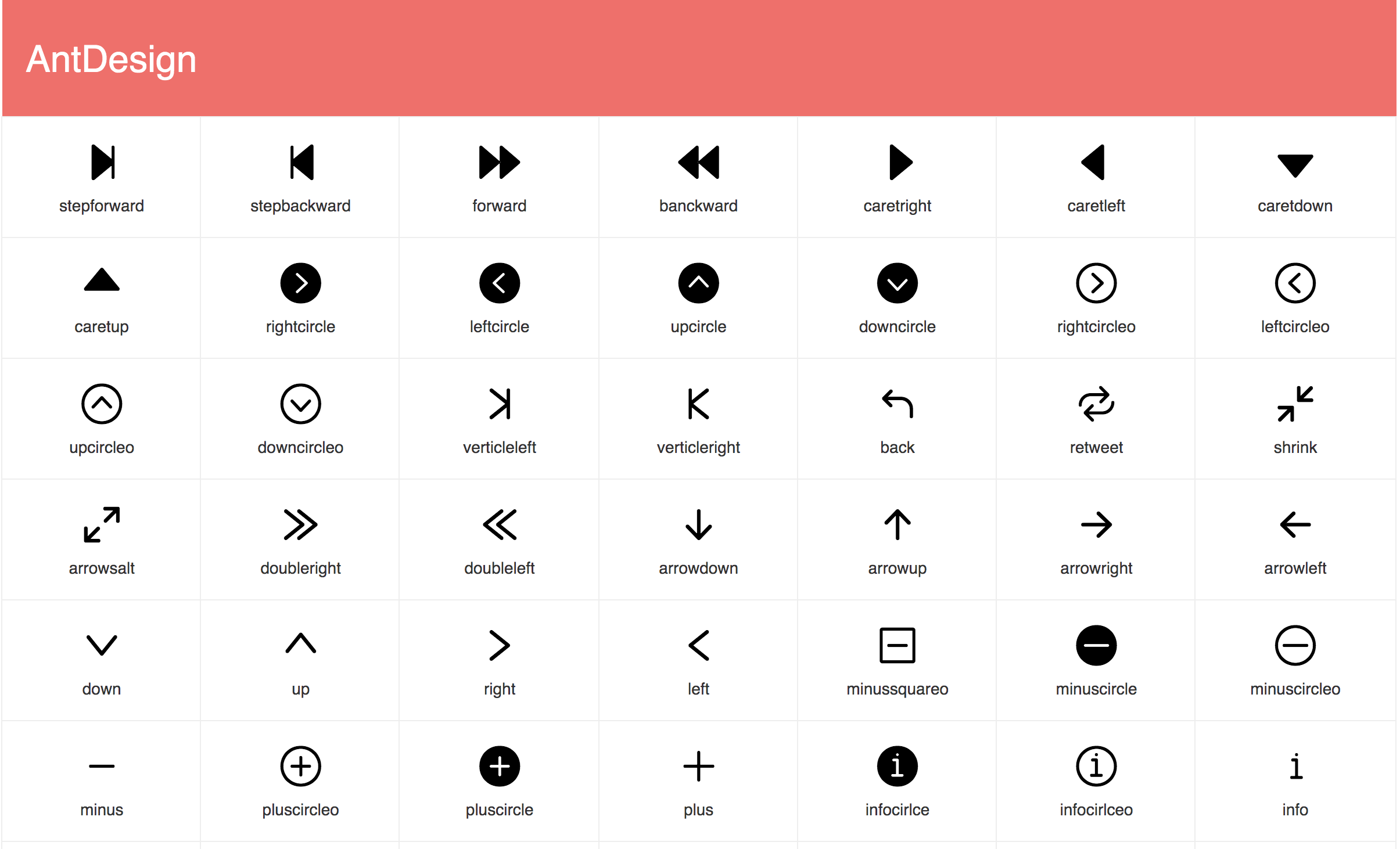 react vector icons