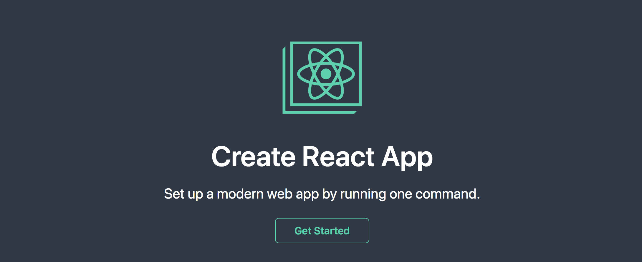 new way to create react app