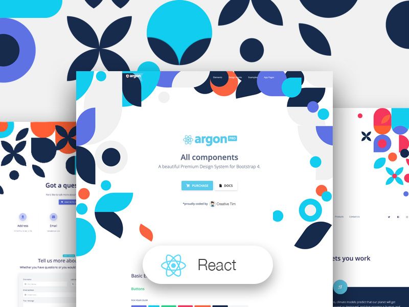 Argon Design System PRO React - React